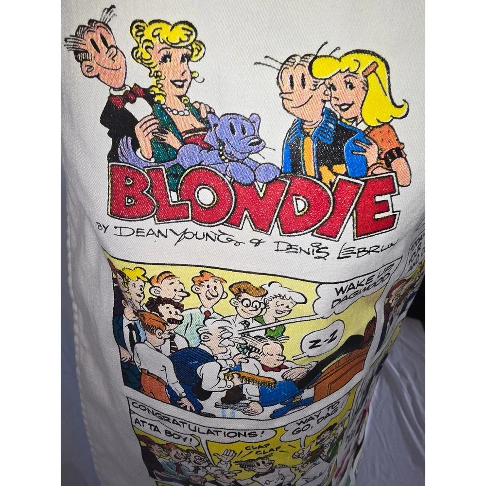 Times News Blondie Comic Strip Apron Advertising Promotional Kitchen‎ Wear